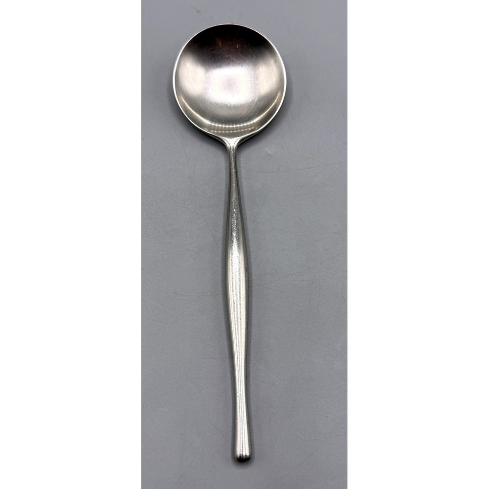 Lauffer Norway Design 9 Round Bowl Soup Spoon 18/8 Stainless Don Wallance-A